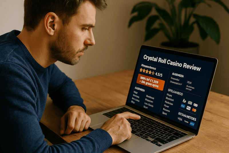 Crystal Roll Casino bonussen en beoordeling